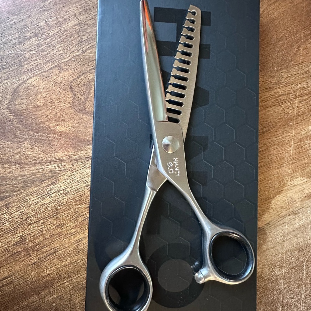 Silver Professional Grooming Thinning Scissors